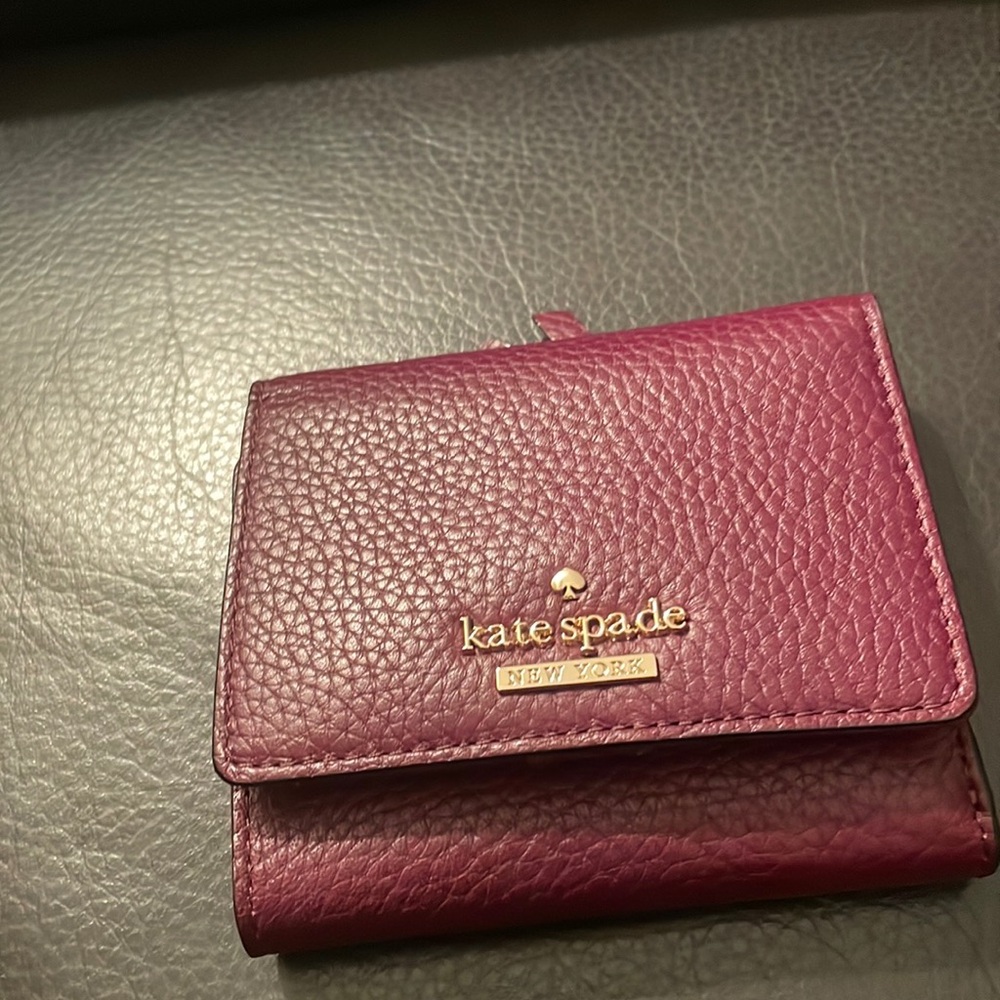Burgundy wallet
